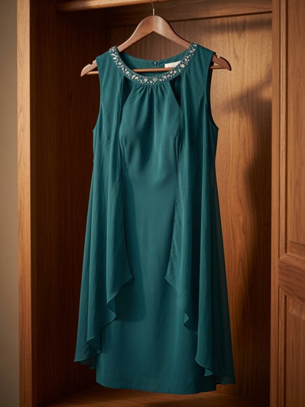 New w/tags A-Line with sequence mesh dress in size 20